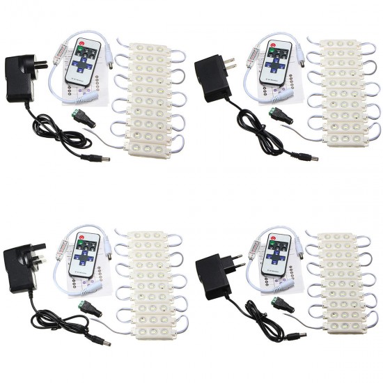 1.5M SMD5630 Waterproof White LED Module Strip Light Kit Mirror Signage Lamp + Adapter DC12V 1.5M SMD5630 Waterproof White LED Module Strip Light Kit Mirror Signage Lamp + Adapter DC12V
