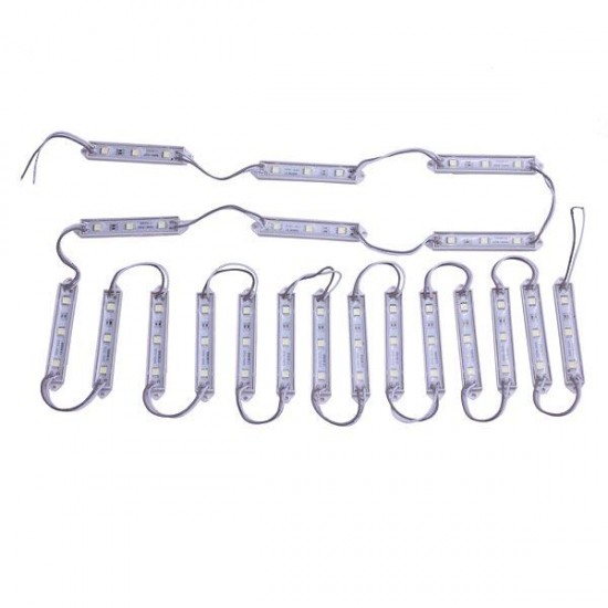 20 PCS Ultra Bright 5630 LED Module 3 LEDS White Light IP65 12V DC 20 PCS Ultra Bright 5630 LED Module 3 LEDS White Light IP65 12V DC