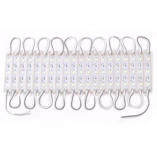 20 PCS Ultra Bright 5630 LED Module 3 LEDS White Light IP65 12V DC 20 PCS Ultra Bright 5630 LED Module 3 LEDS White Light IP65 12V DC