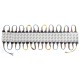 20PCS Black SMD5050 RGB 60 LED Module Strip Light Waterproof Signage Store Front Rigid Bar Lamp DC12V 20PCS Black SMD5050 RGB 60 LED Module Strip Light Waterproof Signage Store Front Rigid Bar Lamp DC12V