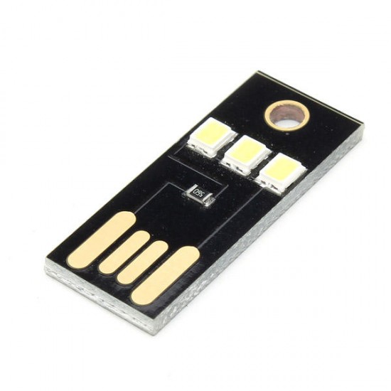 0.2W White/Warm White Mini USB Mobile Power Camping LED Light Lamp