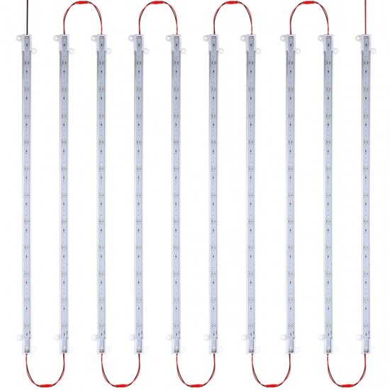 10PCS 50CM SMD5730 Red:Blue 5:1 LED Plant Grow Rigid Strip Hydroponic Bar Light Kit DC12V