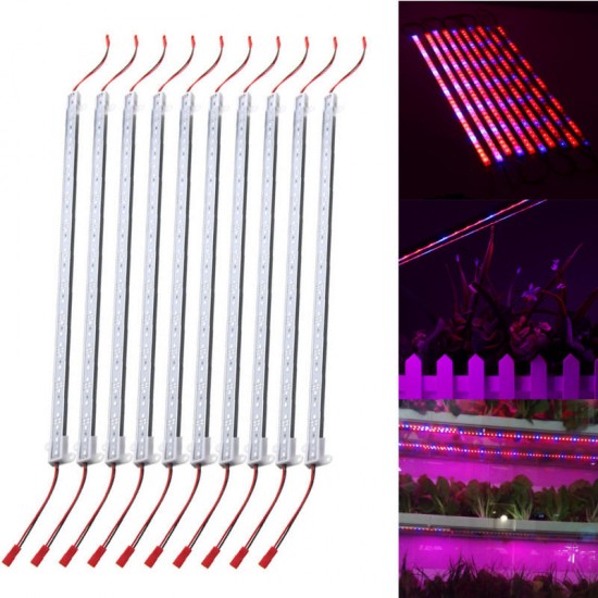 10PCS 50CM SMD5730 Red:Blue 5:1 LED Plant Grow Rigid Strip Hydroponic Bar Light Kit DC12V 10PCS 50CM SMD5730 Red:Blue 5:1 LED Plant Grow Rigid Strip Hydroponic Bar Light Kit DC12V
