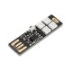 10PCS LUSTREON 1.5W SMD5050 Button Switch Colorful USB LED Rigid Strip Light for Power Bank DC5V