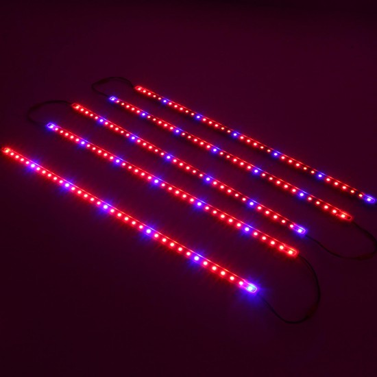 5PCS 50CM SMD5050 Red:Blue 5:1 Grow Plant LED Strip Light with Connector for Greenhouse DC12V 5PCS 50CM SMD5050 Red:Blue 5:1 Grow Plant LED Strip Light with Connector for Greenhouse DC12V