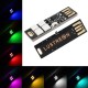 LUSTREON 1.5W SMD5050 Mini Button Switch Colorful USB LED Light for Mobile Power Bank DC5V