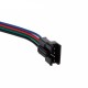 0.5M 4 Pins Connector Male Female Cable Wire for WS2811 WS2812 3528 5050 SMD RGB LED Strip 0.5M 4 Pins Connector Male Female Cable Wire for WS2811 WS2812 3528 5050 SMD RGB LED Strip