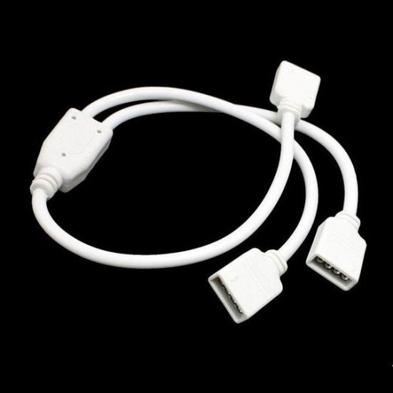 1 to 2 Ports Female Connection Cable Wire For LED RGB Strip Lights 1 to 2 Ports Female Connection Cable Wire For LED RGB Strip Lights