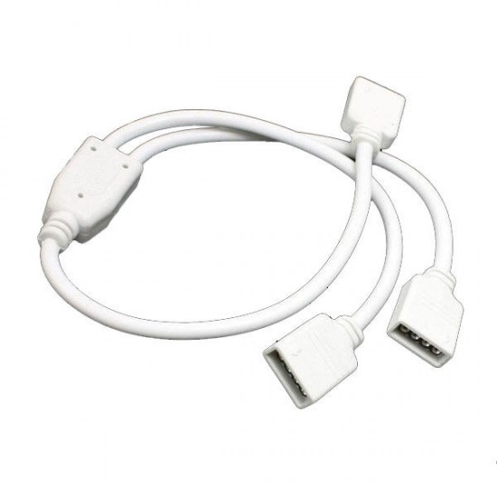 1 to 2 Ports Female Connection Cable Wire For LED RGB Strip Lights 1 to 2 Ports Female Connection Cable Wire For LED RGB Strip Lights