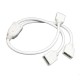 1 to 2 Ports Female Connection Cable Wire For LED RGB Strip Lights