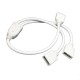 1 to 2 Ports Female Connection Cable Wire For LED RGB Strip Lights 1 to 2 Ports Female Connection Cable Wire For LED RGB Strip Lights