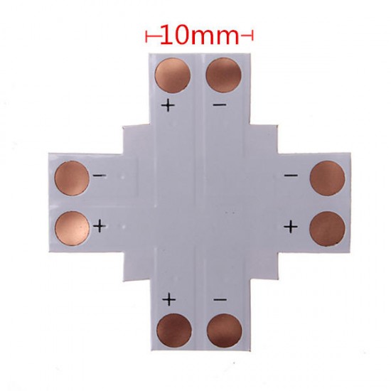 2pin LED Connector T Shape Corner For 10mm 5050 LED Strip Light