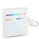 Mi Light Battery Powered B4 4-Zone RGB+CCT Smart Panel RF Controller For LED Strip Light Lamp Bulb Mi Light Battery Powered B4 4-Zone RGB+CCT Smart Panel RF Controller For LED Strip Light Lamp Bulb