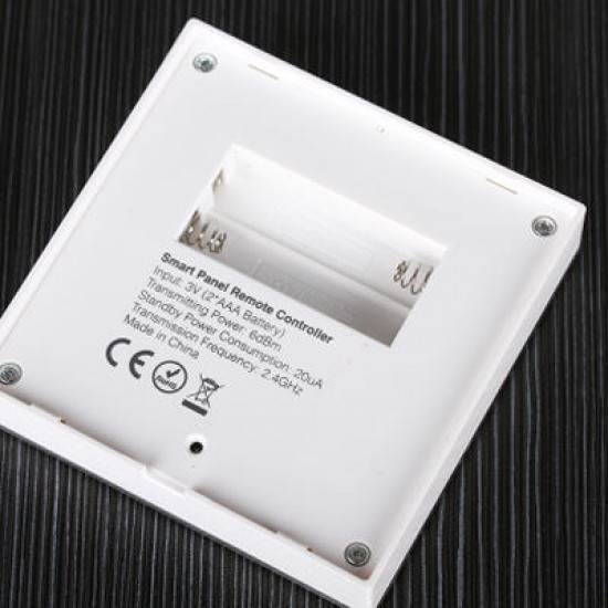 Mi Light Battery Powered B4 4-Zone RGB+CCT Smart Panel RF Controller For LED Strip Light Lamp Bulb Mi Light Battery Powered B4 4-Zone RGB+CCT Smart Panel RF Controller For LED Strip Light Lamp Bulb