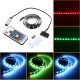 0.5M 1M Non-waterproof 15Pin SATA Magnetic RGB PC Case LED Strip Light + 17Keys Remote Control DC12V