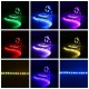 0.5M 1M Non-waterproof 15Pin SATA Magnetic RGB PC Case LED Strip Light + 17Keys Remote Control DC12V