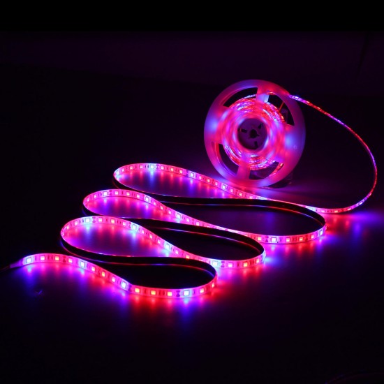 0.5M/1M/2M/3M/4M/5M 5050SMD Waterproof Red:Blue 3:1 Full Spectrum Grow LED Strip Light DC12V