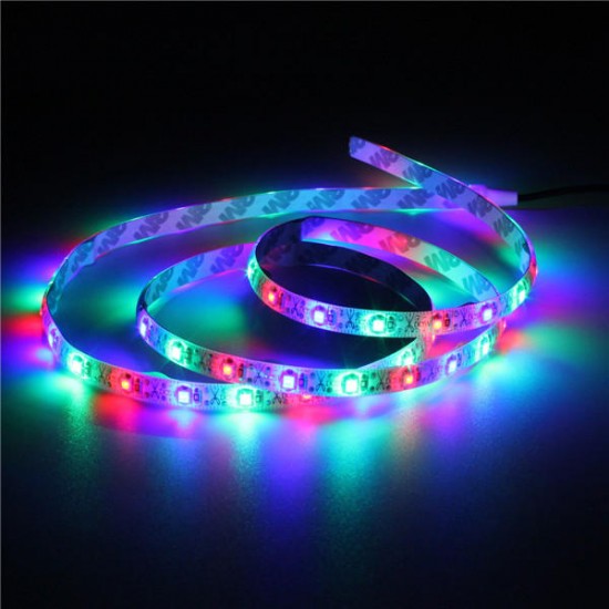 100CM 60 SMD 3528 USB LED Strip RGB Light WaterProof IP65 5V