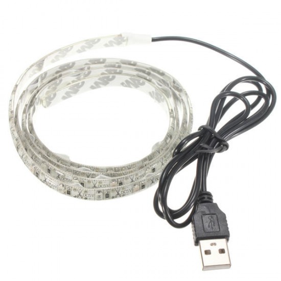 100CM 60 SMD 3528 USB LED Strip RGB Light WaterProof IP65 5V 100CM 60 SMD 3528 USB LED Strip RGB Light WaterProof IP65 5V