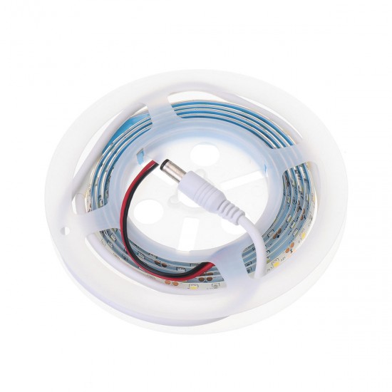 1.5M 3M Motion Activated Sensor Flexible LED Strip Light Bed Night Lamp with Switch EU Plug DC12V 1.5M 3M Motion Activated Sensor Flexible LED Strip Light Bed Night Lamp with Switch EU Plug DC12V