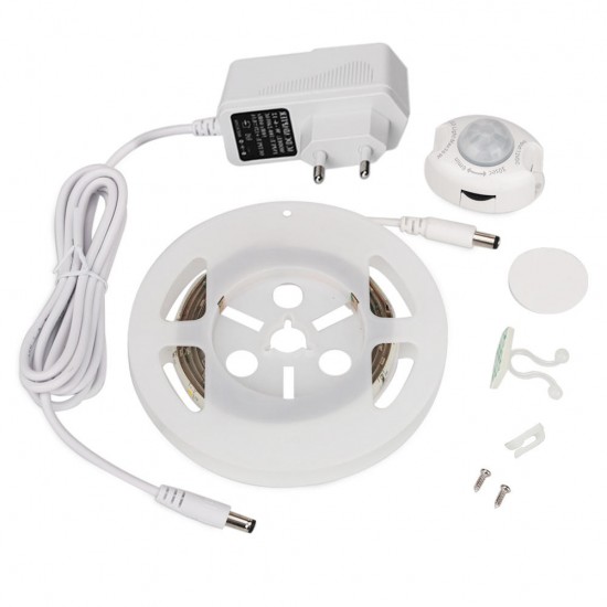 1.5M 7.2W SMD3528 Waterproof Motion Sensor Timer Adjustable Warm White LED Strip Light DC12V 1.5M 7.2W SMD3528 Waterproof Motion Sensor Timer Adjustable Warm White LED Strip Light DC12V