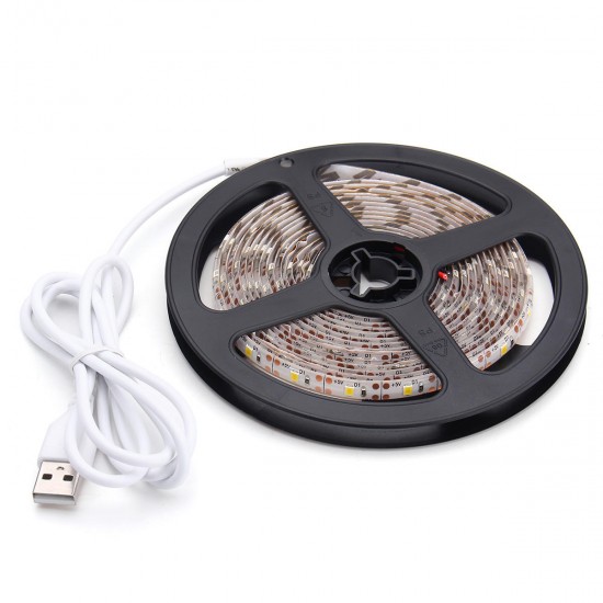 3M Pure White Warm White Red Blue 2835 SMD Waterproof USB LED Strip Backlight for Home DC5V