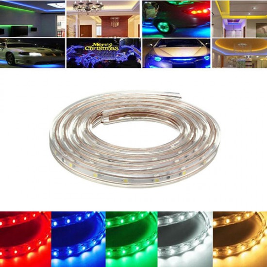 4M 14W Waterproof IP67 SMD 3528 240 LED Strip Rope Light Christmas Party Outdoor AC 220V 4M 14W Waterproof IP67 SMD 3528 240 LED Strip Rope Light Christmas Party Outdoor AC 220V