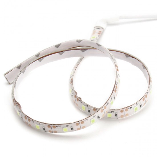 50CM USB Pure White Warm White Red Blue 2835 SMD Waterproof LED Strip Backlight for Home DC5V