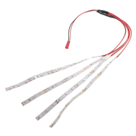55CM LED Light Strip JST Plug Connector 1 to 4 Night Light for Multirotor Quadcopter