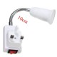 10/20/30/40/50cm E27 PBT LED Bulb Lamp Holder Flexible Extension Adapter Converter