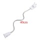 10/20/30/40/50cm E27 PBT LED Bulb Lamp Holder Flexible Extension Adapter Converter