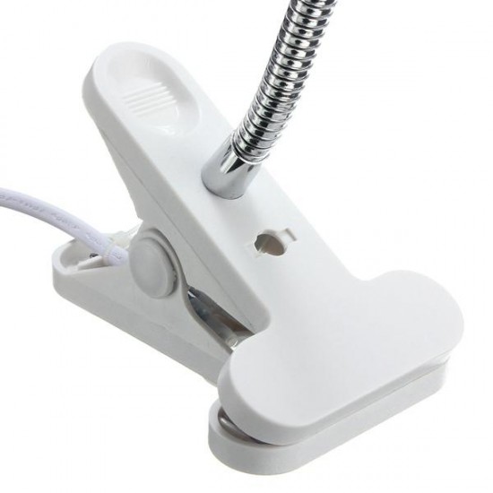 10/20/30/40cm EU Plug E27 Flexible Clip on Switch LED Light Lamp Bulb Holder Socket Converter