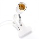 10CM E27 Flexible Pet LED Light Lamp Bulb Adapter Holder Socket with Clip On Off Switch EU US Plug