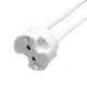 20PCS MR16 G4 Ceramic Lamp Holder Socket Connector LED CFL Halogen Adapter with Wire