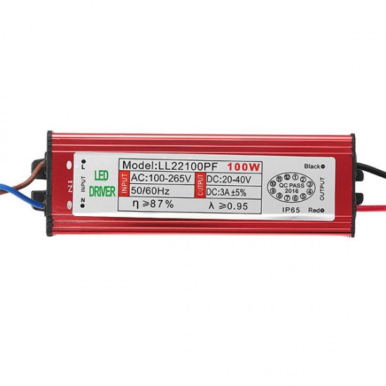 100W Constant Current High Power Light Chip With LED Driver Power Supply for Flood Light DC20V-40V