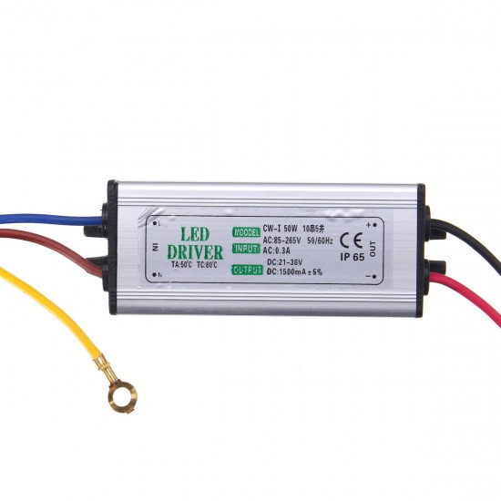 10W 20W 30W 50W 100W Waterproof High Power Supply LED Driver AC85-265V