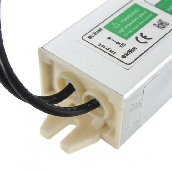 10W Waterproof IP67 LED Driver Transformer Power Supply AC110V-260V to DC12V