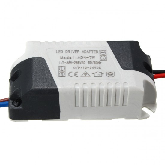 AC85-265V To DC12-24V 4-7W 300mA LED Light Lamp Driver Adapter Transformer Power Supply