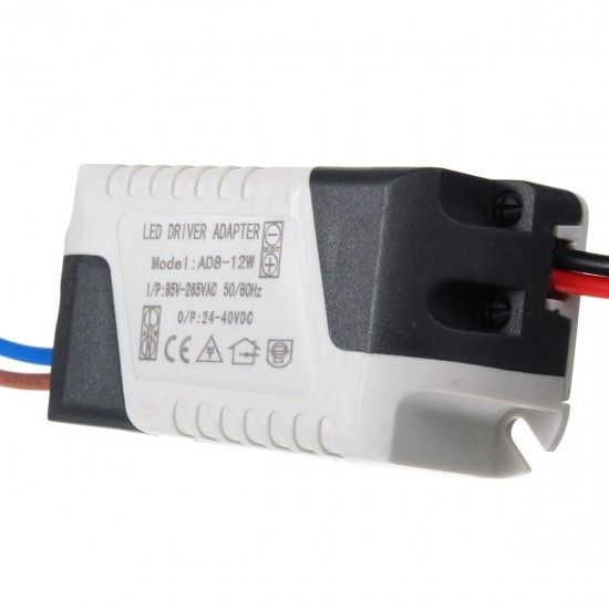 AC85-265V To DC24-40V 8-12W 300mA LED Light Lamp Driver Adapter Transformer Power Supply
