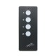 220V Wireless ON/OFF 3 Way Lamp Light Remote Control Switch Receiver Transmitter