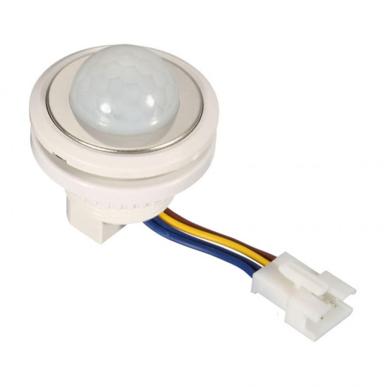 40mm PIR Infrared Ray Motion Sensor Switch Time Delay Adjustable Mode Detector