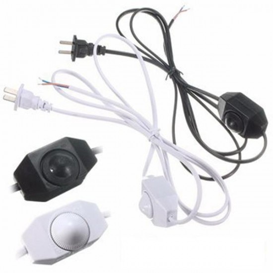 White/Black AWG Switch Dimming Cable Light Modulator Lamp Line Dimmer