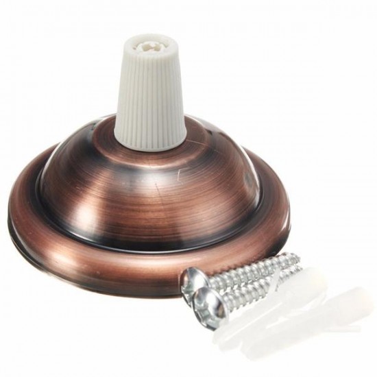 New Ceiling Rose Hook Plate DIY LED Bulb Wire Suck Pendant light Fitting Chandelier