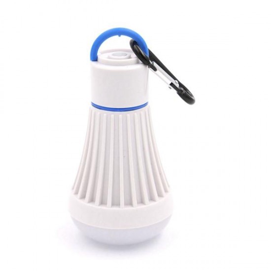 3W Portable LED Camping Bulb with Hook Magnet Battey Powered 4 Modes Outdoor Hanging Lantern