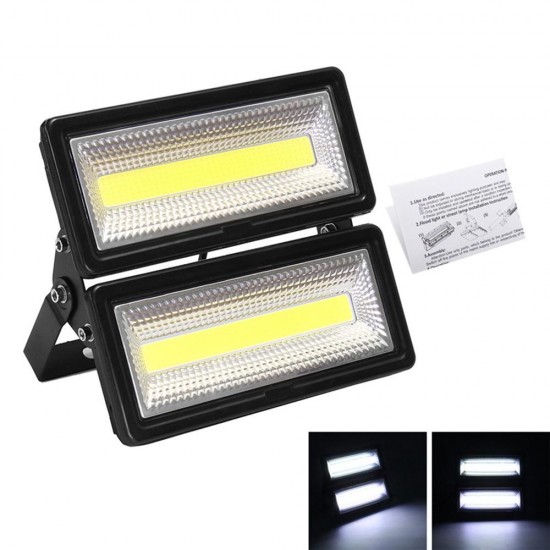 100W COB LED Flood Light Waterproof Outdoor Security Light for Garage Garden Yard AC220V