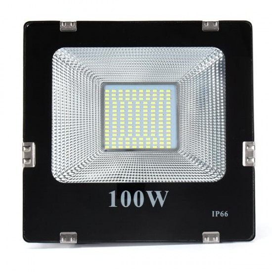 100W SMD5630 LED Aluminium Flood Light Outdoor IP66 Waterproof Yard Garden Landscape Lamp AC180-265V