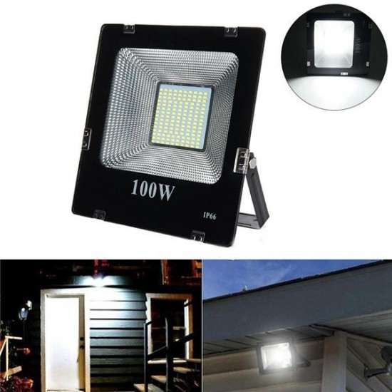 100W SMD5630 LED Aluminium Flood Light Outdoor IP66 Waterproof Yard Garden Landscape Lamp AC180-265V