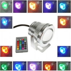10W 12v Underwater RGB Waterproof LED Pool Light With Remote Control 10W 12v Underwater RGB Waterproof LED Pool Light With Remote Control