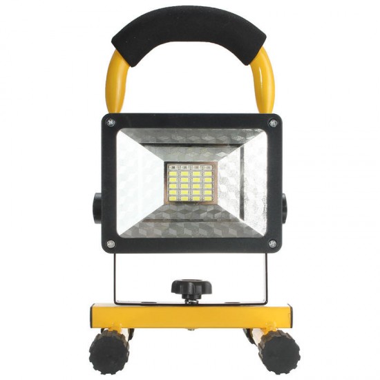 10W 24LED Portable Rechargeable Outdoor Camp Flood Light Spot Work Trouble Lamp