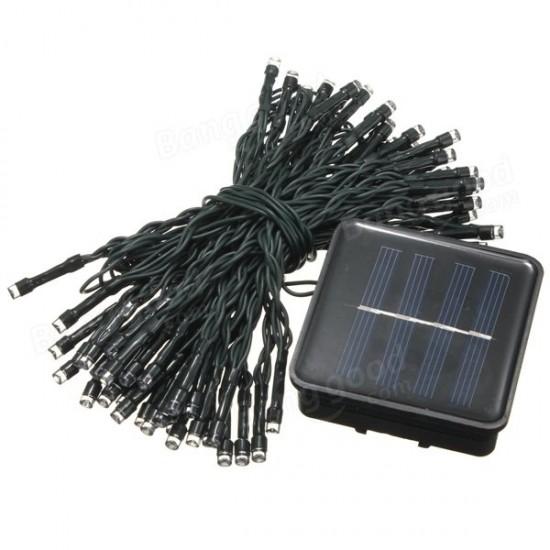 100 LED Solar Powered Fairy String Light Garden Party Decor Christmas 100 LED Solar Powered Fairy String Light Garden Party Decor Christmas